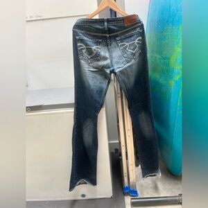 Big Star 36”+ inseam mid rise fit jeans. Fit like size 12-14